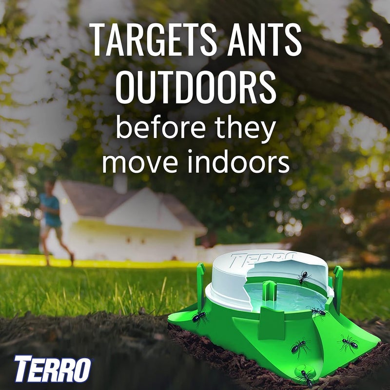 Terro T1804SR Outdoor Ready-to-Use Liquid Ant Bait Killer and Trap - Kills Common Household Ants - 8 Bait Stations - Image 2
